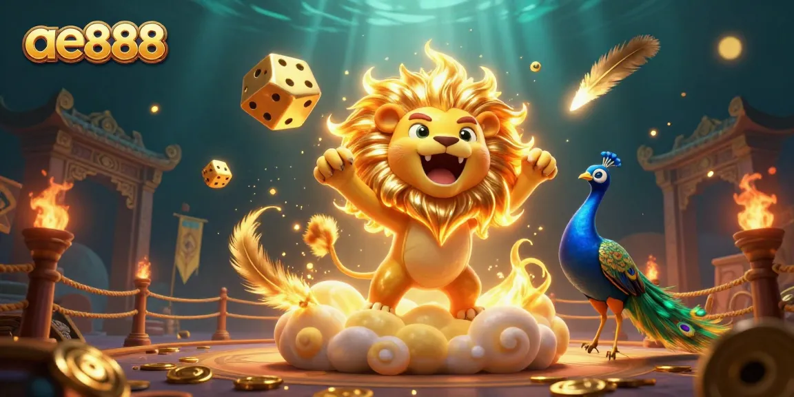 Bet on your winning streak with ae888 and enjoy mesmerizing golden dice and vibrant casino atmosphere.