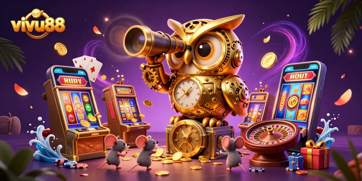 Experience the excitement of vivu88 with golden spinning slot reels, dynamic gameplay, and vibrant casino action.