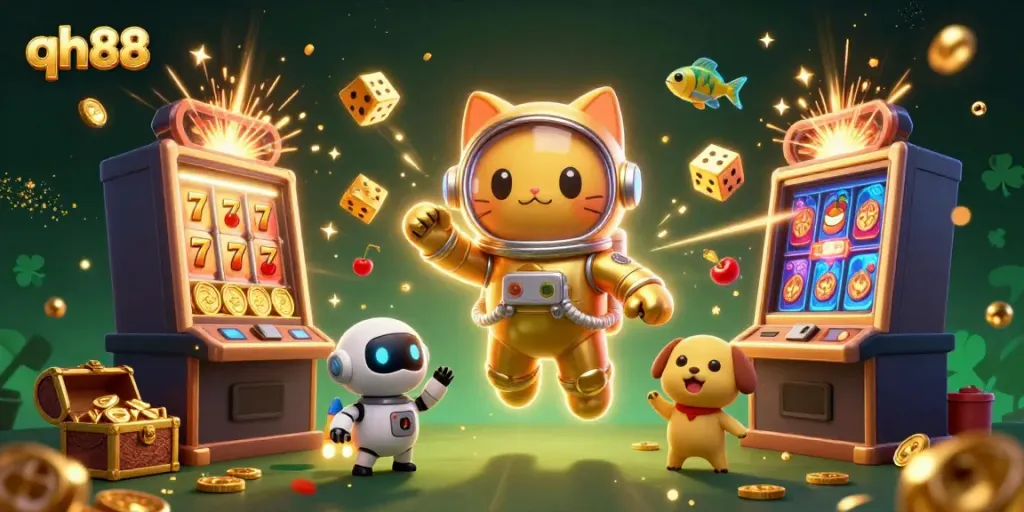 Spin the reels and explore qh88's vibrant casino universe filled with excitement and rewards.
