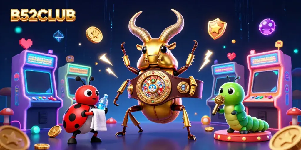 Engage with B52CLUB's dynamic gaming universe featuring vibrant characters and elements