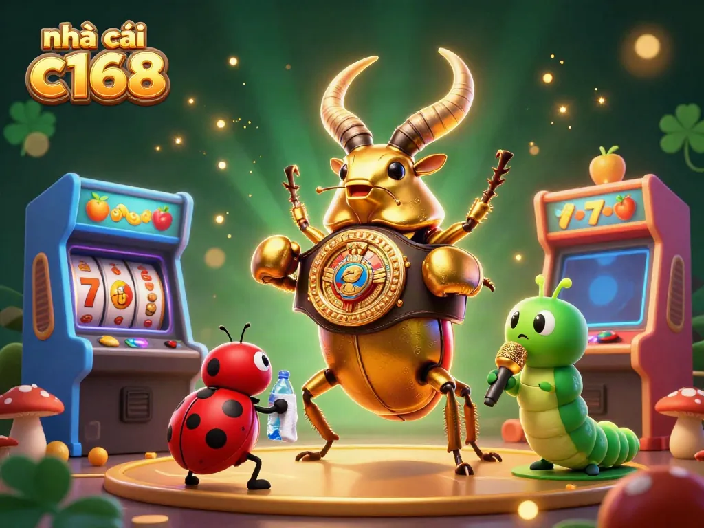 Experience thrilling gameplay at nhà cái c168 with a vibrant casino-themed illustration
