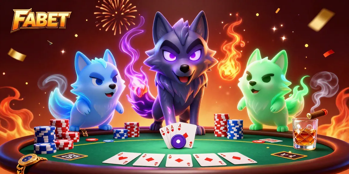 FABET brings action to the table with ghostly wolves and poker excitement, enhancing player engagement.