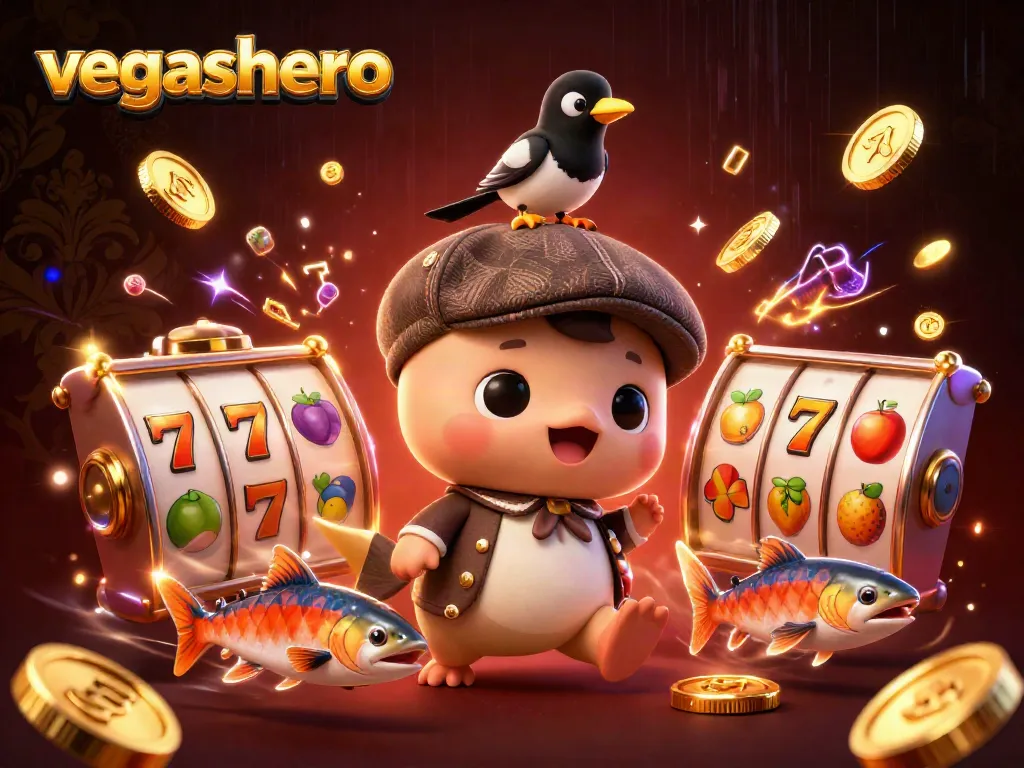 Experience the thrill of vegashero with playful casino elements and captivating 3D characters.