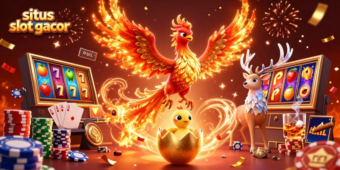 Experience the exciting world of situs slot gacor with vibrant slot reels and vivid characters.