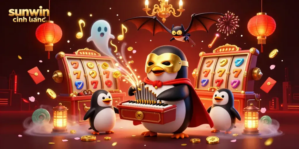 Experience gaming excitement with sunwin chính hãng in a vibrant, richly detailed 3D casino setting.