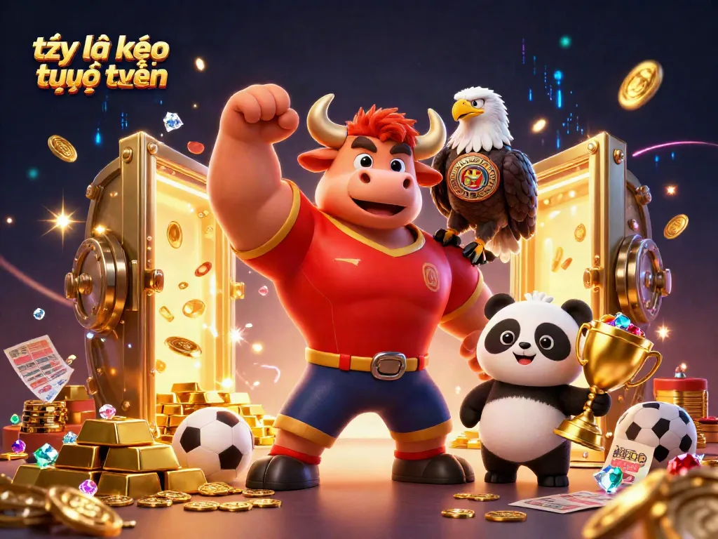 Betting tips and strategies for tỷ lệ kèo trực tuyến showcased in a vibrant 3D illustration.