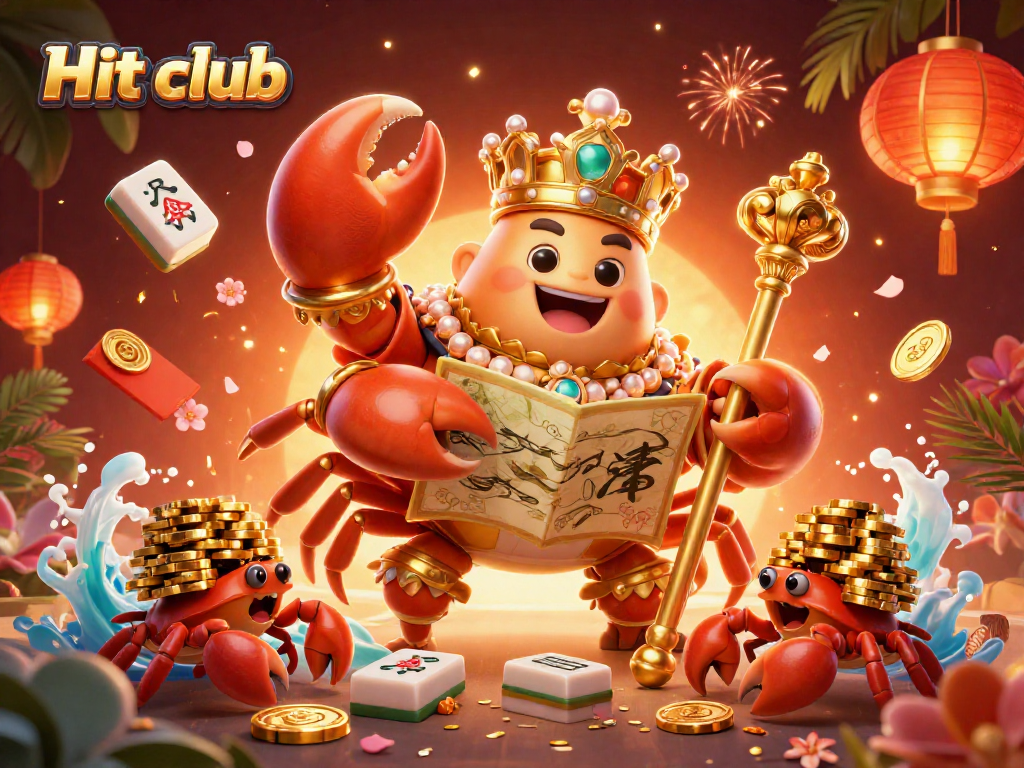 Join the Hit club jackpot adventure with lively characters and vibrant casino elements!