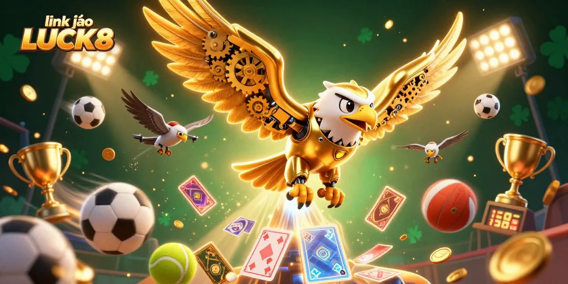 Experience thrilling gaming action with link vào LUCK8, featuring dynamic sports and casino elements.