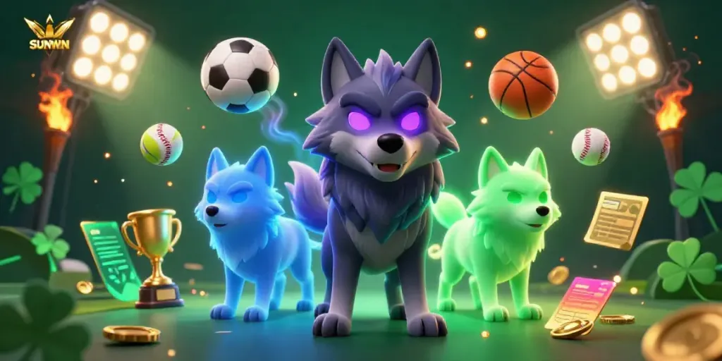 Engage with SUNWIN's vibrant sports betting atmosphere featuring thrilling characters and dynamic action.