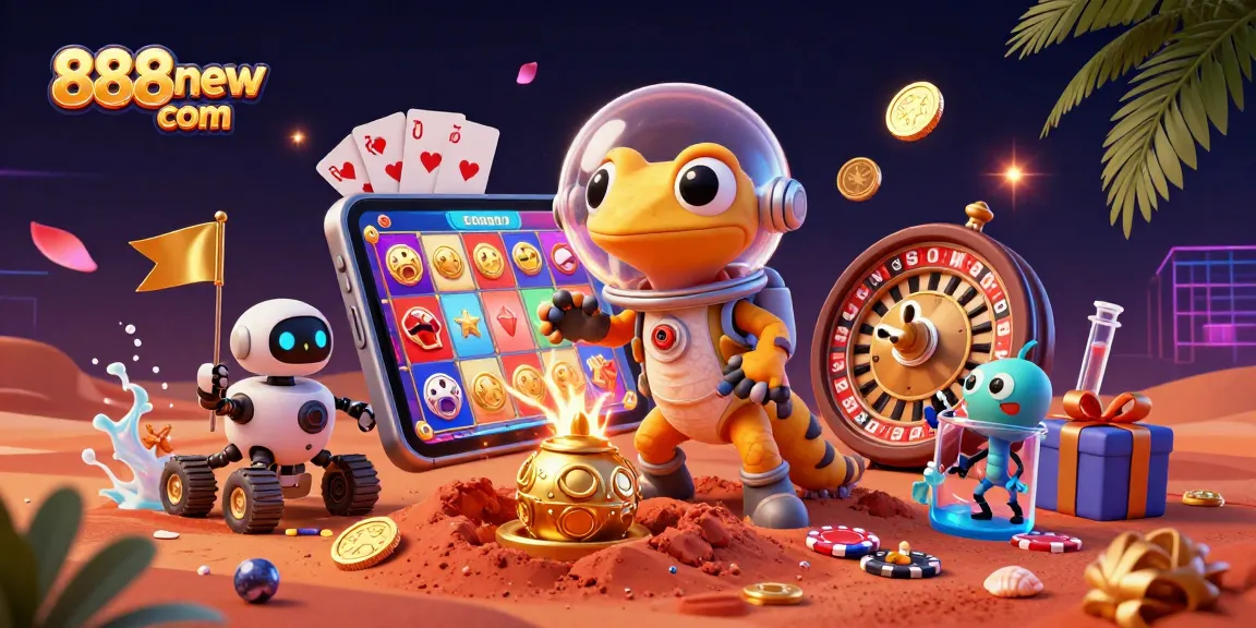 Spin the reels at 888new com with a thrilling Martian adventure in a golden casino!