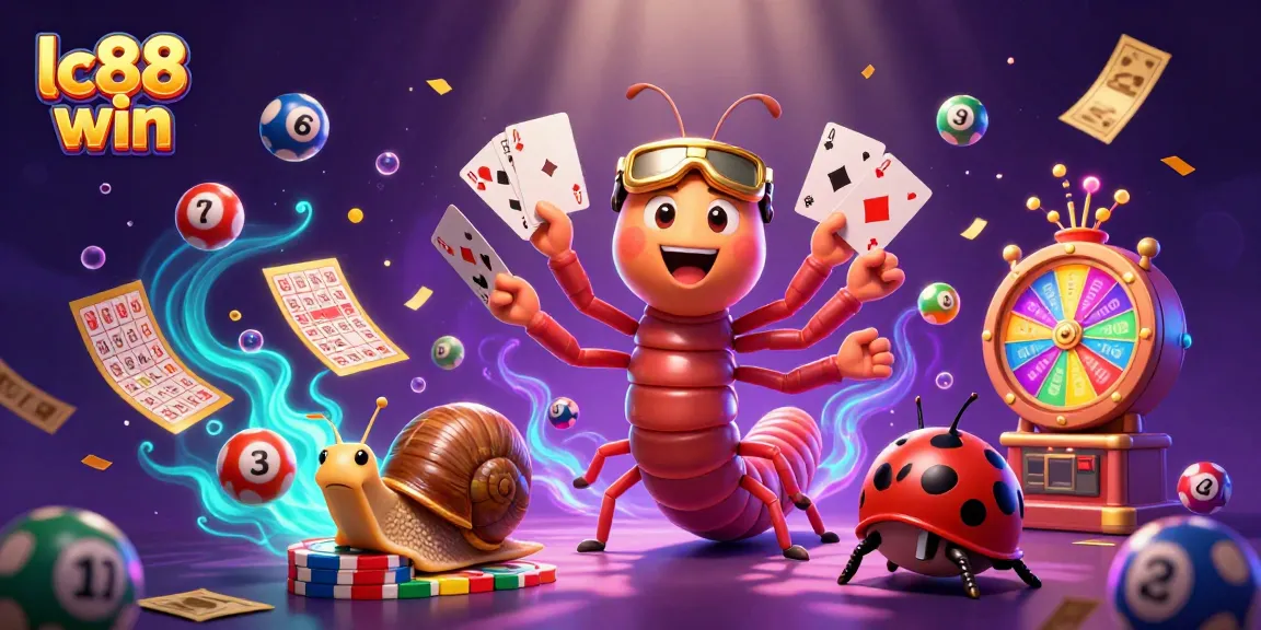 Experience the excitement of lc88 win with a cartoon dealer and engaging gambling elements.