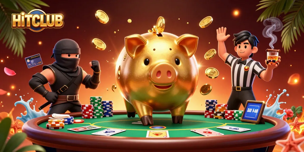Engage in thrilling gameplay at HITCLUB with vibrant characters and exciting poker elements.