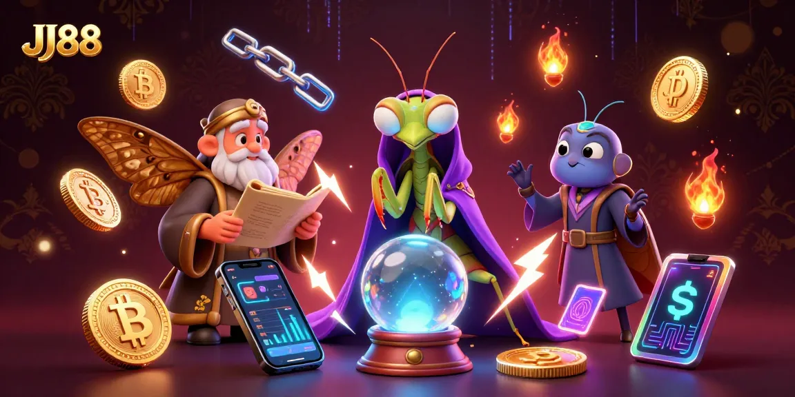 Experience thrilling gaming moments with JJ88 touting exciting crypto and fantasy elements.